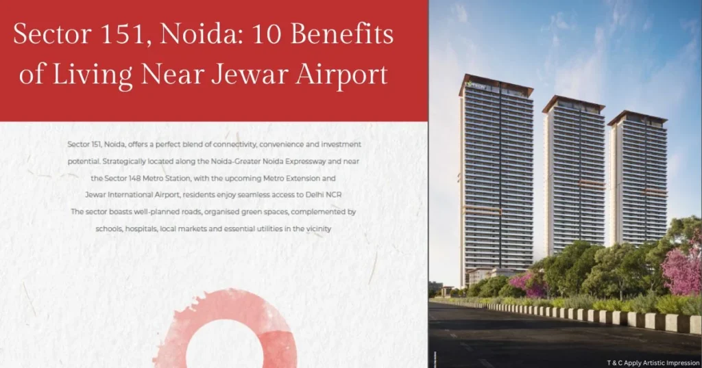 Sector 151, Noida 10 Benefits of Living Near Jewar Airport