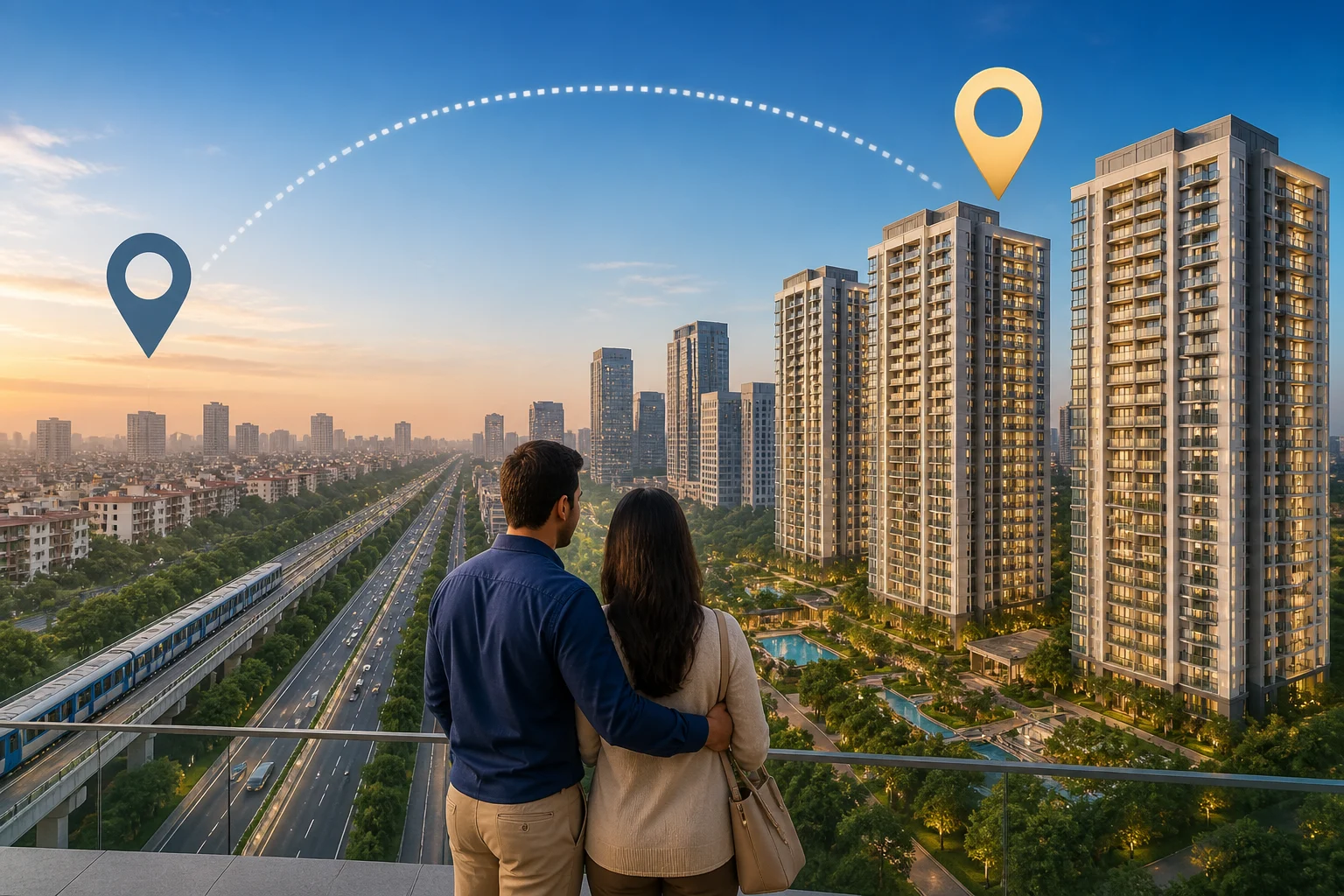 Why Home Buyers from Ghaziabad Are Investing in Noida’s Premium Residential Projects
